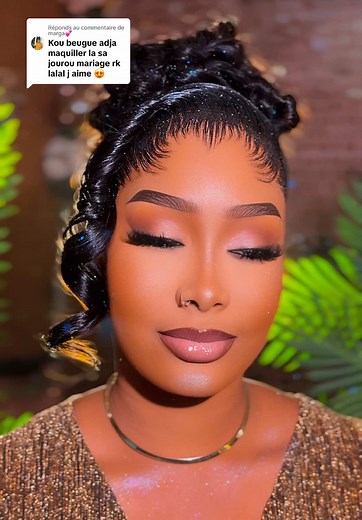 Maquillage et Coiffure pour Mariage : Tuto Adja