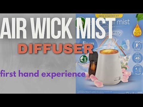 air wick essential mist diffuser how to use (first use)