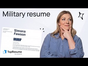 How to write a professional military resume for a civilian job