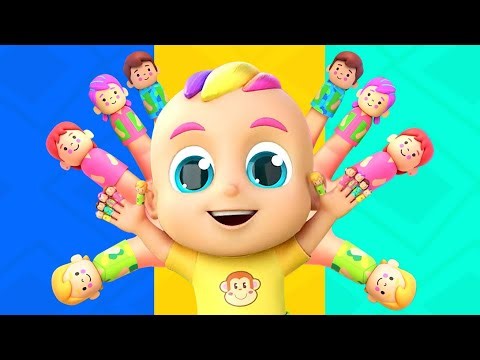 Finger Family Fun Time Song and Kindergarten Rhyme for Children