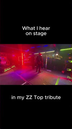 What I Hear On Stage Playing ZZ Top's Cover of Teddy Bear | Eliminator | Live IEM Feed