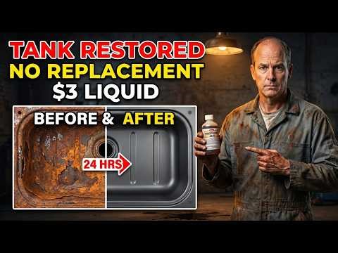 $3 Liquid REMOVES Rust From INSIDE Any Fuel Tank PERMANENTLY. No Replacement. BIG AUTO BURIED THIS