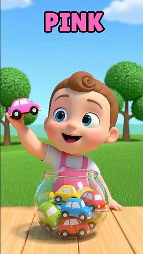 Learn Colors with Cars 🟢🔴🔵🟡 | Cars Cartoon for Kids #shorts #cartoon #baby