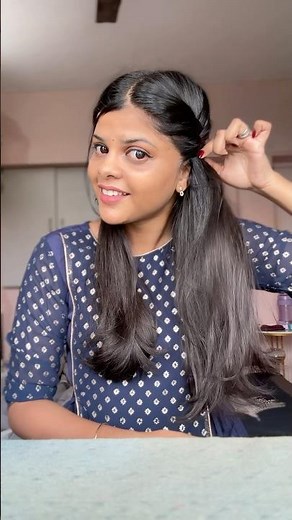 Quick and Easy 1 Minute Hairstyle!! 😍🤍 | Watch till the end 😅 #shorts #jennishacks #ytshorts
