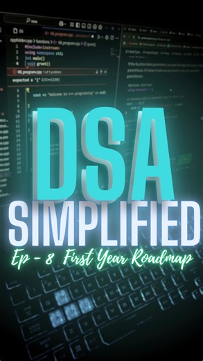 Aditya on Instagram: "🔥 First year mein maine coding start hi nahi ki… socha time hai, par placement ke time realise hua — main ek saal piche reh gaya 😅 Agar tum 1st year mein ho, tumhare paas abhi bhi chance hai apna career boost karne ka 🚀 Maine CSE, AIML aur Cybersecurity ke liye ek FREE 1st Year Roadmap banaya hai — jisme 500+ logon se baat karke, unki problems samajh ke sequence decide kiya hai ✅ Comment karo “roadmap” aur main tumhe personally DM karunga 📩 #CodingJourney #FirstYearRoad