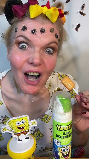 #SpongeBob #SpongeBobSquarePants #SpongeBobSquarePantsToothpaste ##Teeth##Mouth##BrushYourTeeth##ToothbrushAll bugs and snakes are fake and are made of candy. Fake situation. ##FakeSituation##Fake##Prank##Joke ##Cringe##Cringey##Fake##Prank##Candy##Lollipop##TattooLollipop##SweetTooth##Food##Funny##FoodLover##TikTokFood##FoodTikTok##TikTokFoodie##TikTokFood##TikTokCringe