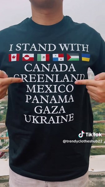 Supportive T-Shirt Designs for Canada, Greenland, Mexico, and More