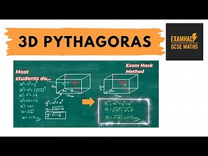 Exam Hack #9: The FASTEST Way to Do 3D Pythagoras (GCSE Maths Trick!)