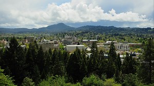 Eugene skyline