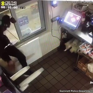 623K views · 299 reactions | TACO BELL BREAK-IN: Police are searching for a suspect who was caught on surveillance video climbing into a Taco Bell drive-thru window, cooking himself a late night snack, then taking a nap. https://cbsn.ws/2r6wpw3 | CBS Mornings | Facebook