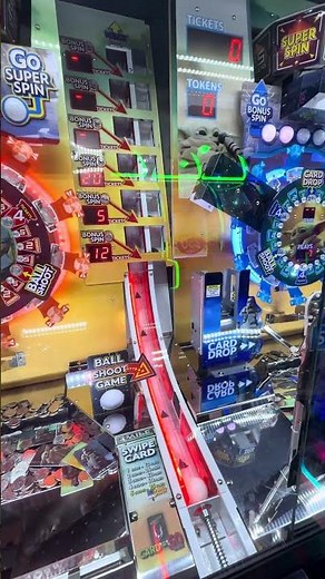 Dave & Busters Arcade - Star Wars Mandalorian & Grogu Coin Pusher