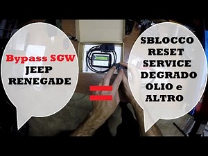 Montaggio Bypass SGW per reser service e degrado olio Jeep Renegade gruppo FCA
