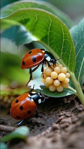 “We followed a ladybug… and found a hidden world beneath the leaves.”