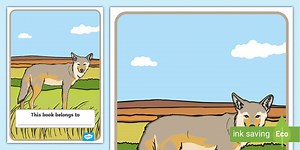 Coyote Themed Book Cover