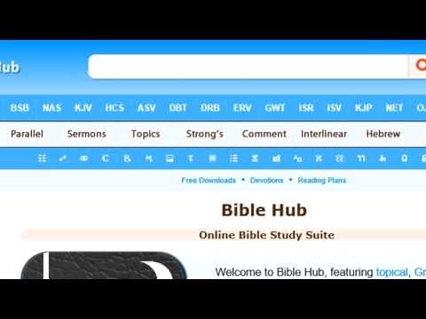 How to do a Bible Book Summary using BibleHub.com