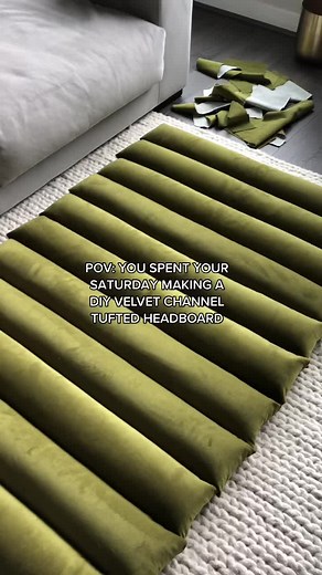 DIY Velvet Headboard - Full Tutorial Coming Soon!