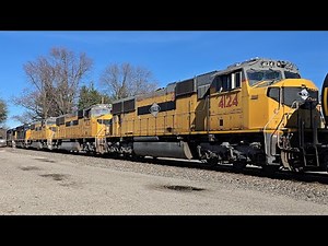 CSX Train M512 with EVWR SD70Ms in Tow at Terre Haute, IN - Nov 22nd, 2025