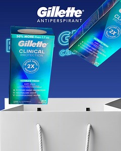 Upgrade your sweat protection and your wallet. Buy 2 Gillette Clinical Antiperspirants, get $5 back on iBotta. Performance that pays off! | Gillette