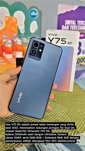 Vivo Y75 5G #vivo#android#nfc #shorts