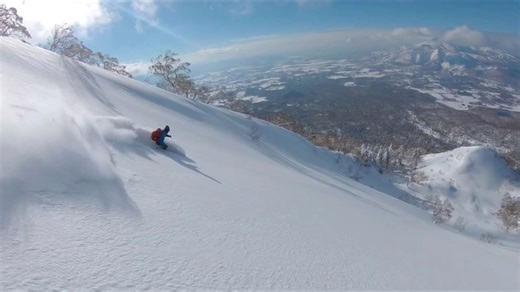 Japan's Winter Majesty: Soaring Over Snowy Splendor