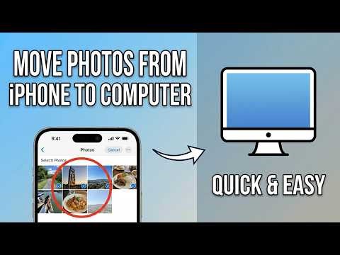 How to Move Photos from iPhone to Computer (Easy Guide)