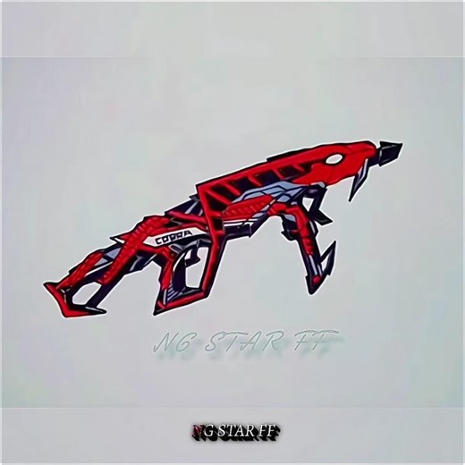 Free Fire EVO Gun in Painting!?❤️‍🔥💯