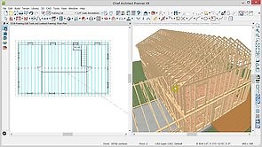 Setting Truss Lookout Spacing and Viewing Selected Truss Details