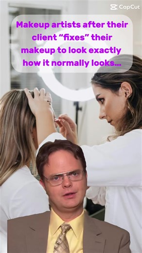 Oh, wow... the blushing bride decided she DIDN'T want to go with the makeup style you had originally agreed on, and just wanted her normal look... that doesn't make you furious at all, right, makeup artists?? 😒 #makeupartist #angry #meme