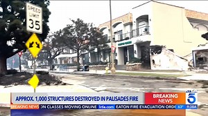 PALISADES FIRE: KTLA's Eric Spillman reports on the widespread damage caused by the Palisades Fire in Los Angeles' Pacific Palisades neighborhood. Jan. 8, 2025. https://trib.al/qNh0JfL | KTLA 5 News