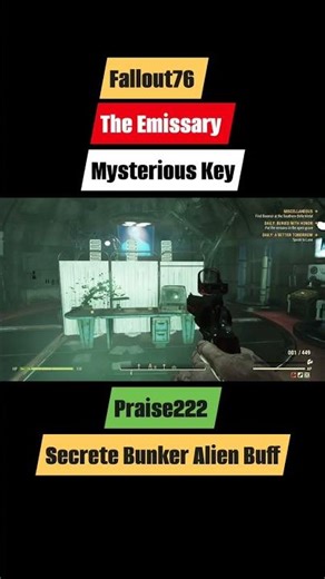 fallout 76 The Emissary Mysterious Key #fallout76 #praise222 #fo76 #gaming