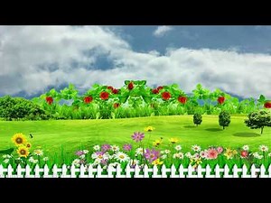 Natural Flower Garden Background Video, Beautiful Flower Garden #BSmotion