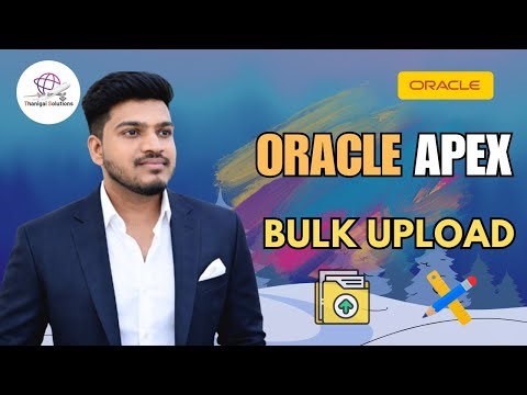 📁How to Upload Multiple Files in Oracle APEX | Step-by-Step | @thanigaisolutions 