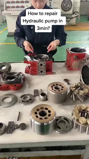 how to repair hyraulic pump in 3 min? #excavator #excavationlife #backhoe #backhoemalaysia #hydraulicLink for excavator spare par shop: https://www.facebook.com/HydraulicWorld2u/shop/?referral_code=page_shop_tab&preview=1