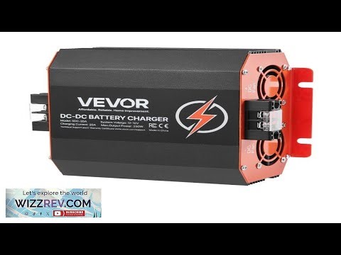VEVOR 12V 20A DC to DC Battery Charger 250W On Board Battery Charger