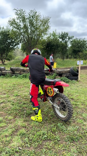 Riding the 1980 Red Rocket Honda CR250 Dirtbike