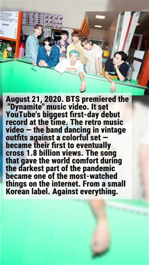 What Happened When BTS Hit YouTube's Biggest Day Ever