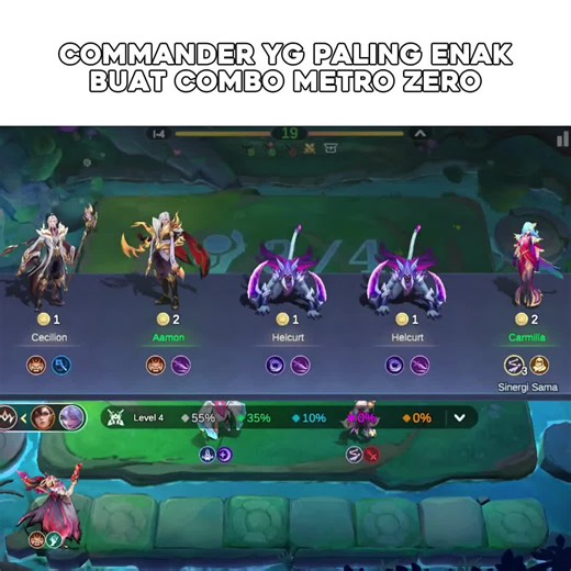 Gampang Main Metro Zero dengan Commander di Magic Chess