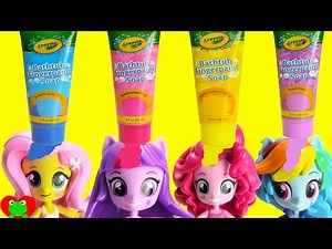 My Little Pony Mini Dolls Bath Soap and Sleep Time Surprises