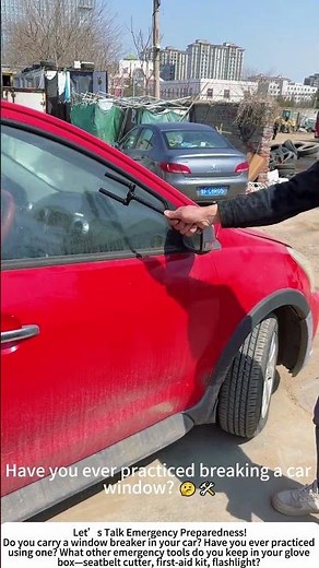 DIY Glass Breaker – Using Vibration to Escape a Trapped Vehicle! 🚗🔨