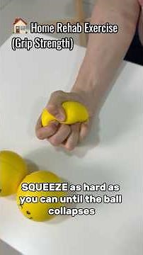 Hand Ball Squeeze Exercise | Best Method to Improve Your Grip Strength ✊