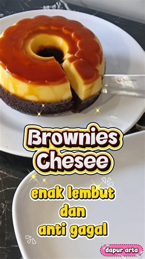 Resep Brownies Cheese Caramel Lumer, Mudah & Anti Gagal! #BrowniesCheeseKaramel #ResepBrownies