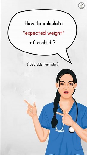 Do you know WEECH FORMULA ? to calculate ideal weight for age of a child ? Asses nutritional status