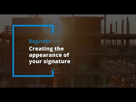 Creating the appearance of your signature - ConsignO Desktop (Beginner)