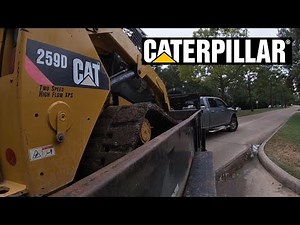 Trouble while loading up the 259D CAT skid steer