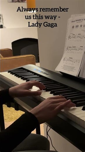 Beautiful Relaxing Piano Cover Lady Gaga Always Remember Us This Way