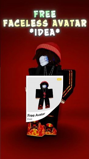 NEW FACELESS FREE AVATAR ITEMS ON ROBLOX #roblox