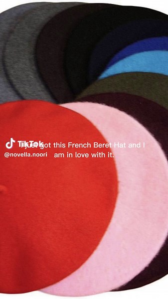 Beret Hat, french chic style. #berethat #frenchberethat #hats #tiktokshop #freedelivery