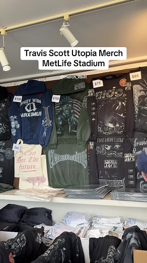 Travis Scott Merch at MetLife Stadium - Order Today!