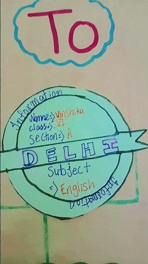 brochure for art integration project on delhi