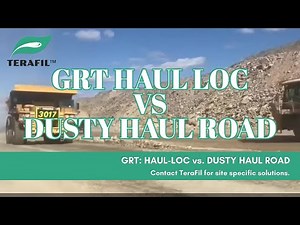 Haul Road Dust Suppression with Haul-Loc